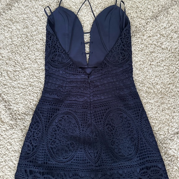 Lovers and Friends Orchard Dress in Navy Size M - Picture 6 of 6